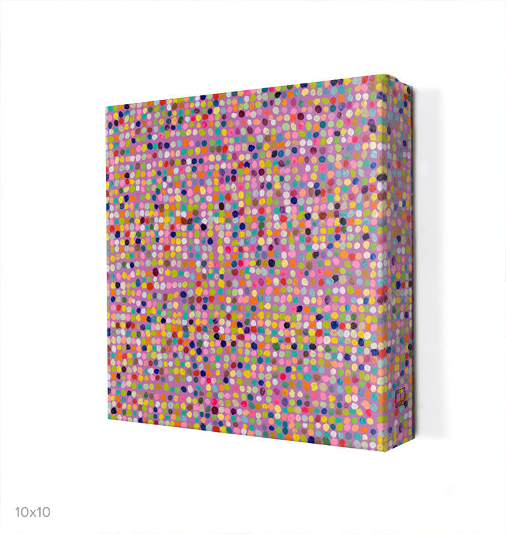 Dots Canvas Wall Art