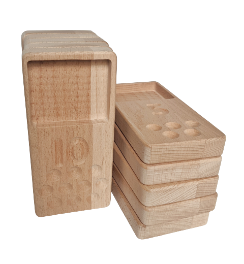 Number Trays (10-Piece Set)