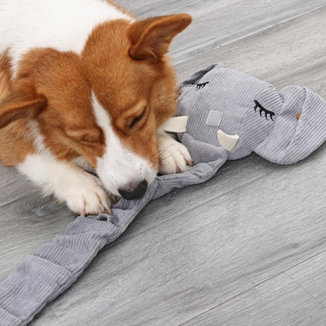 Cozy Elephant Snuffle Interactive Toy