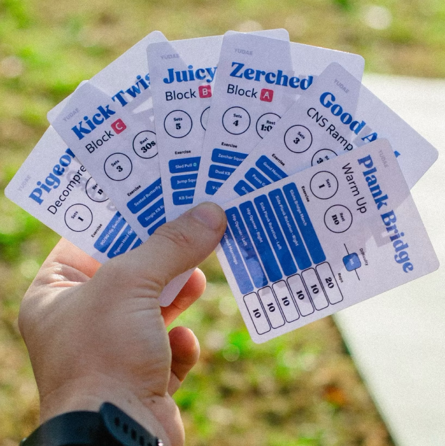 Workout Builder Fitness Training Card Game© – 100+ Classic Exercises