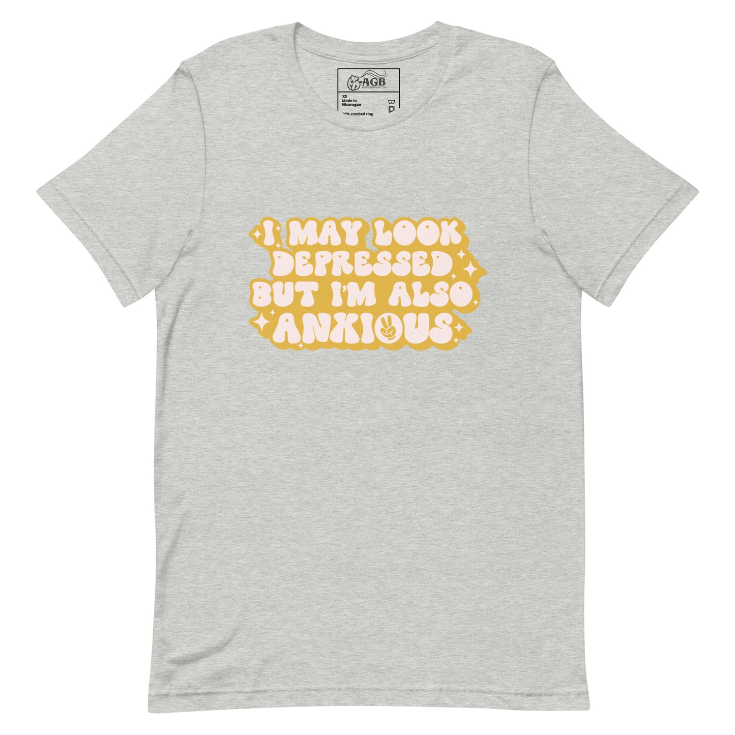 Depressed Also Anxious Graphic T-shirt