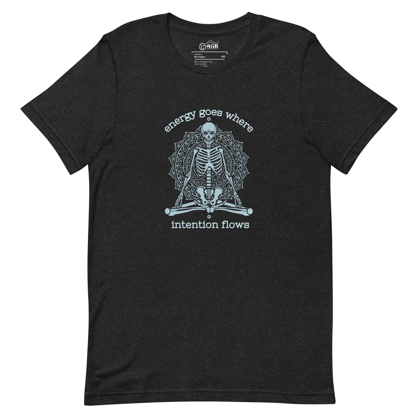 Energy Goes Where Intention Flows Graphic T-Shirt