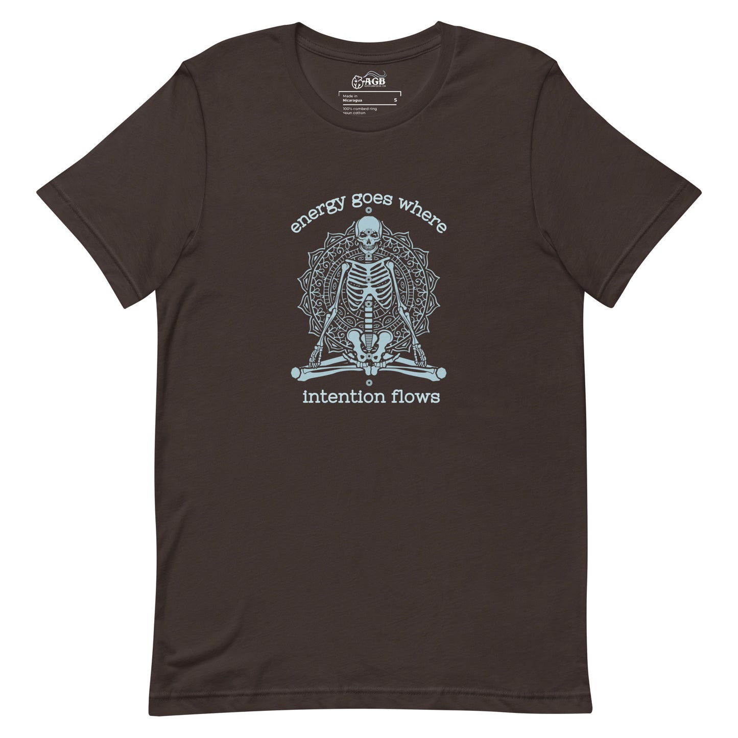 Energy Goes Where Intention Flows Graphic T-Shirt