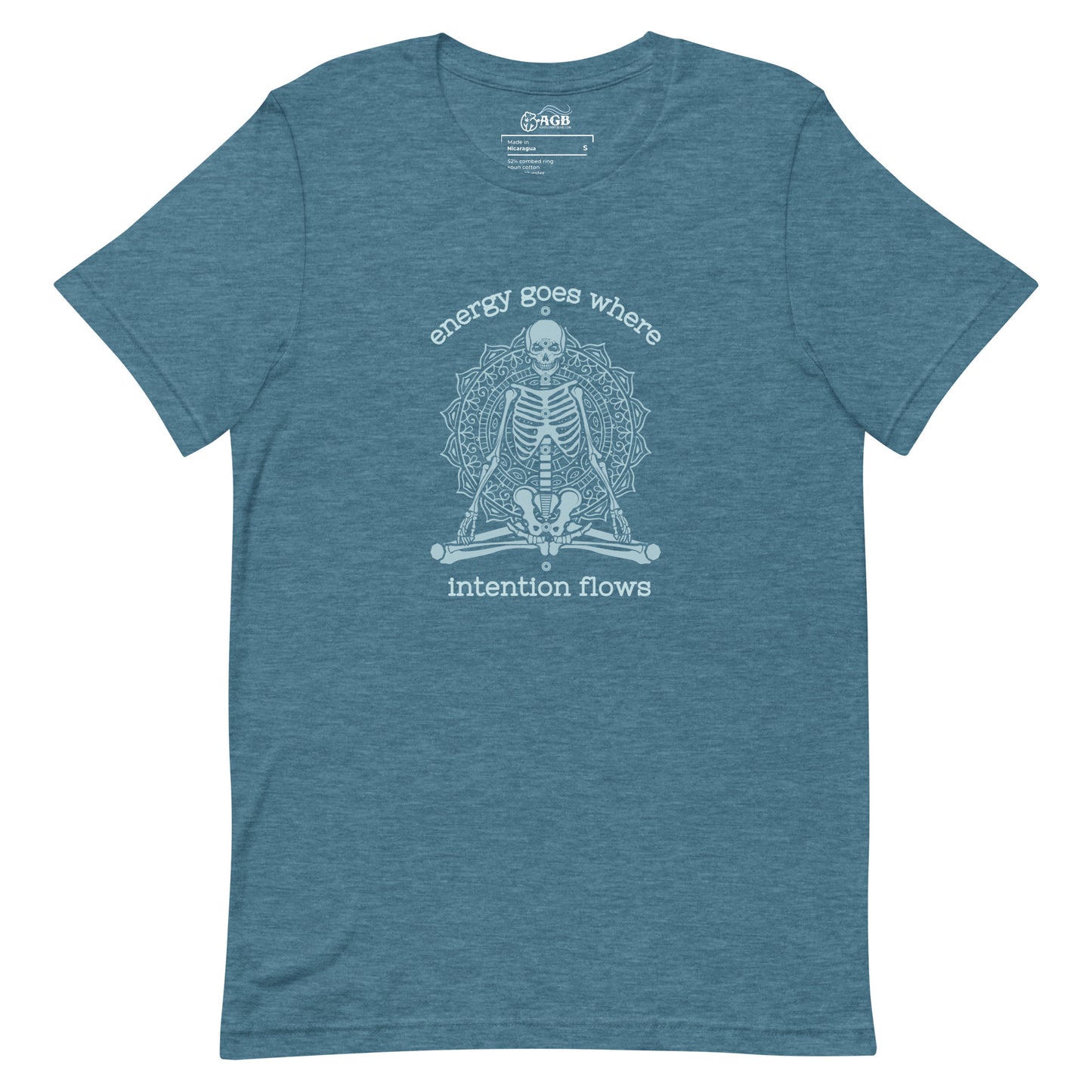 Energy Goes Where Intention Flows Graphic T-Shirt