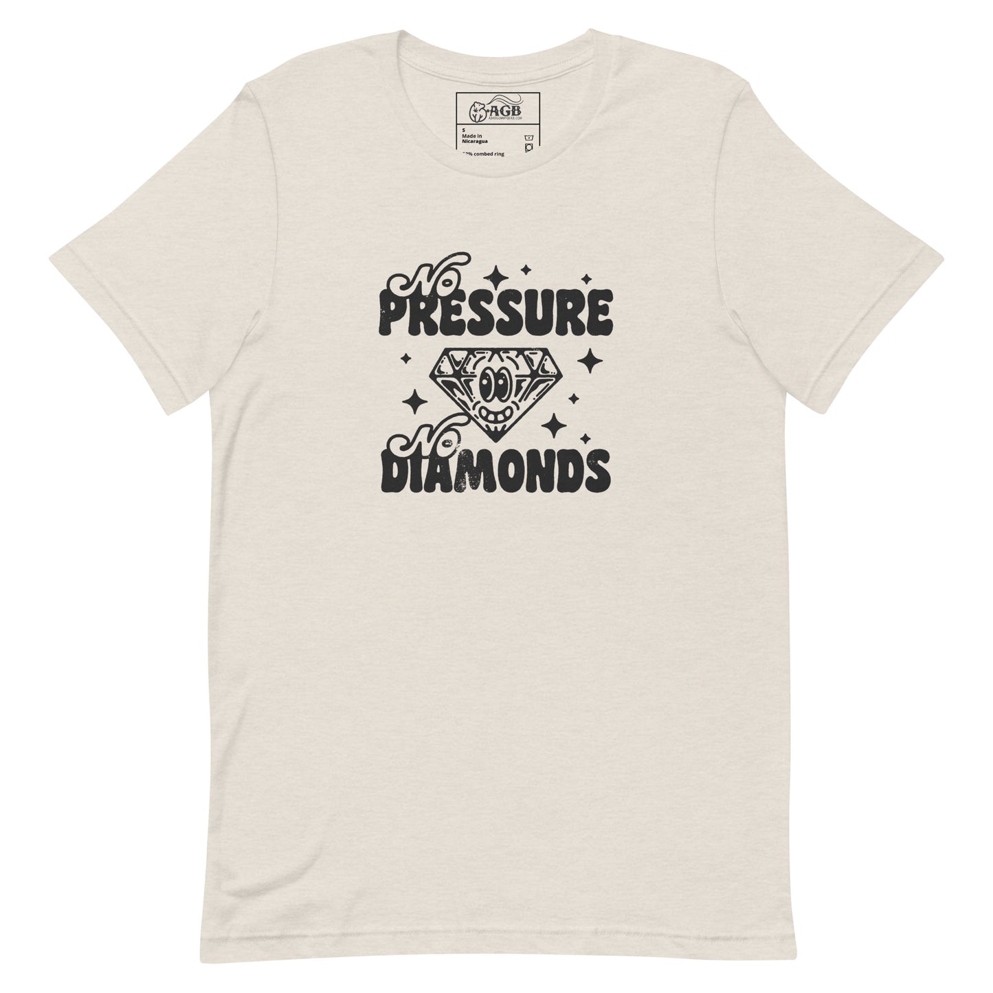 No Pressure No Diamonds Graphic T-shirt