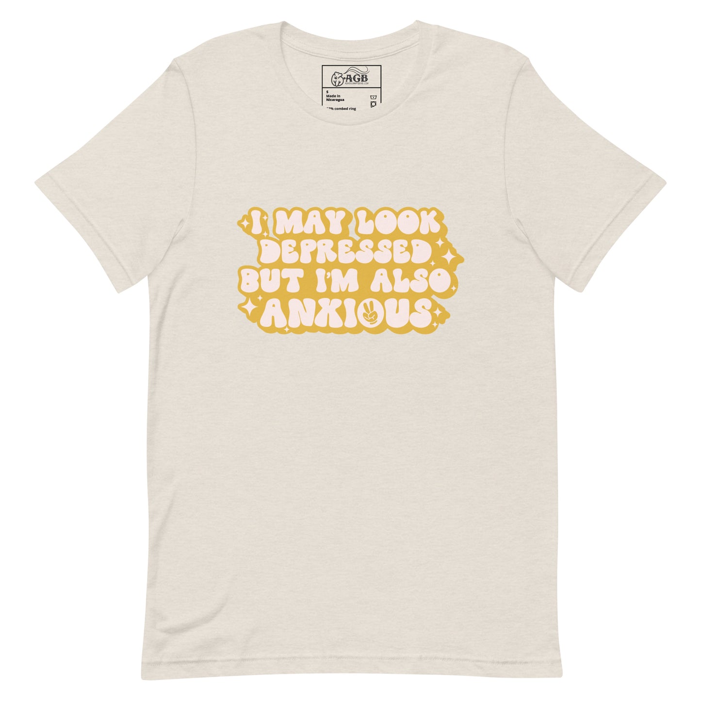 Depressed Also Anxious Graphic T-shirt