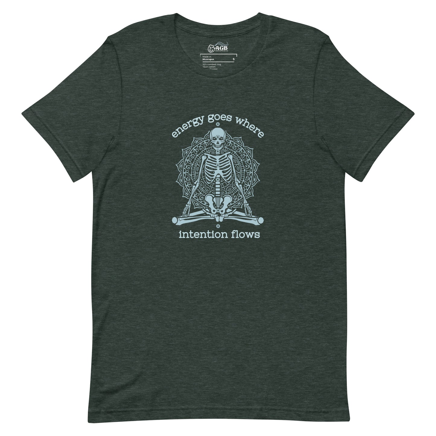 Energy Goes Where Intention Flows Graphic T-Shirt