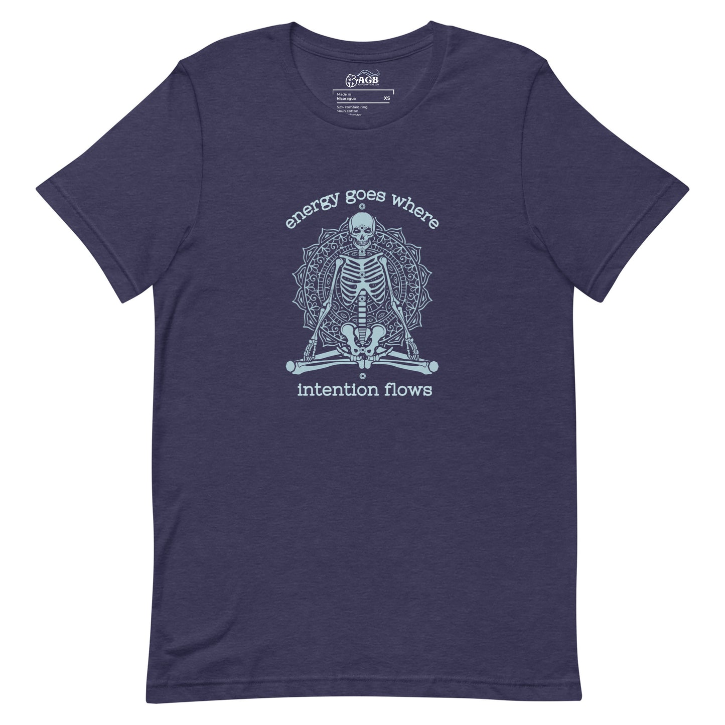 Energy Goes Where Intention Flows Graphic T-Shirt