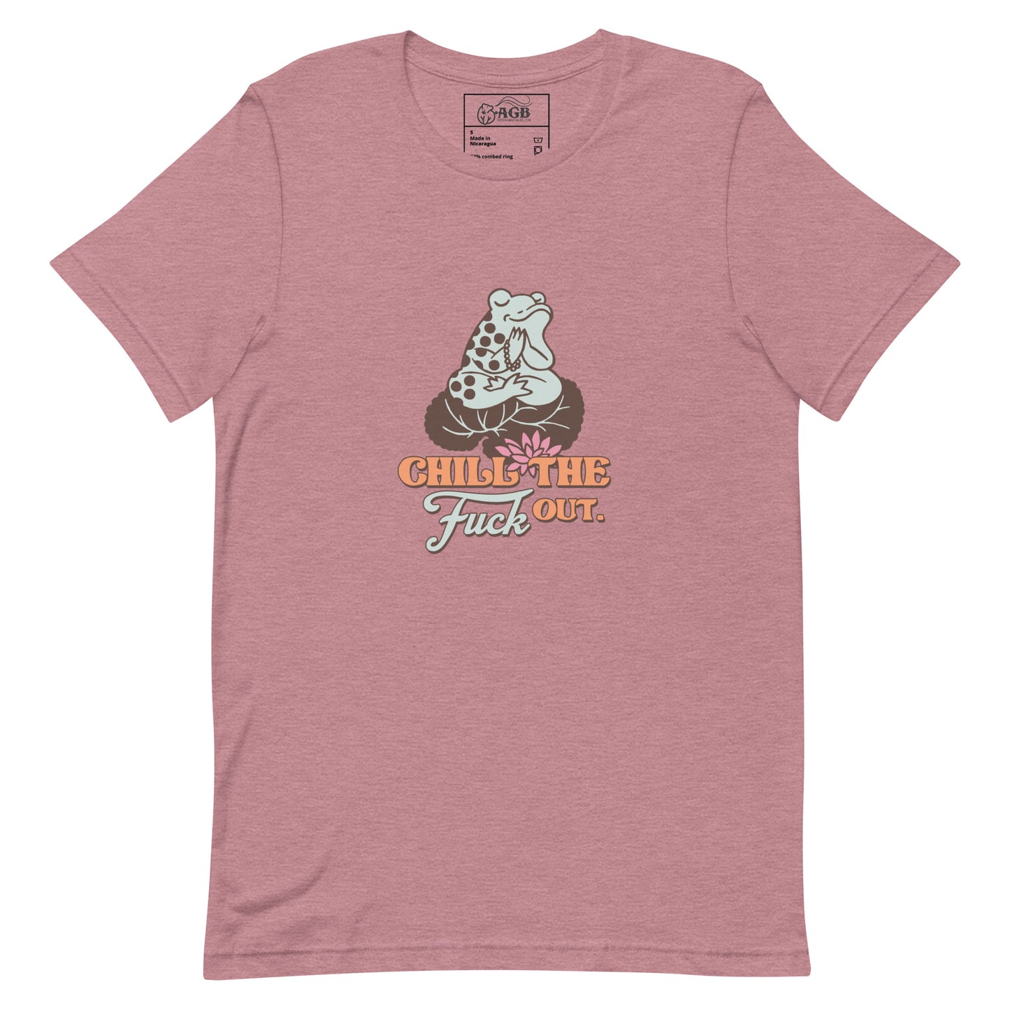 Chill the Fuck Out Little Frog Graphic T-shirt