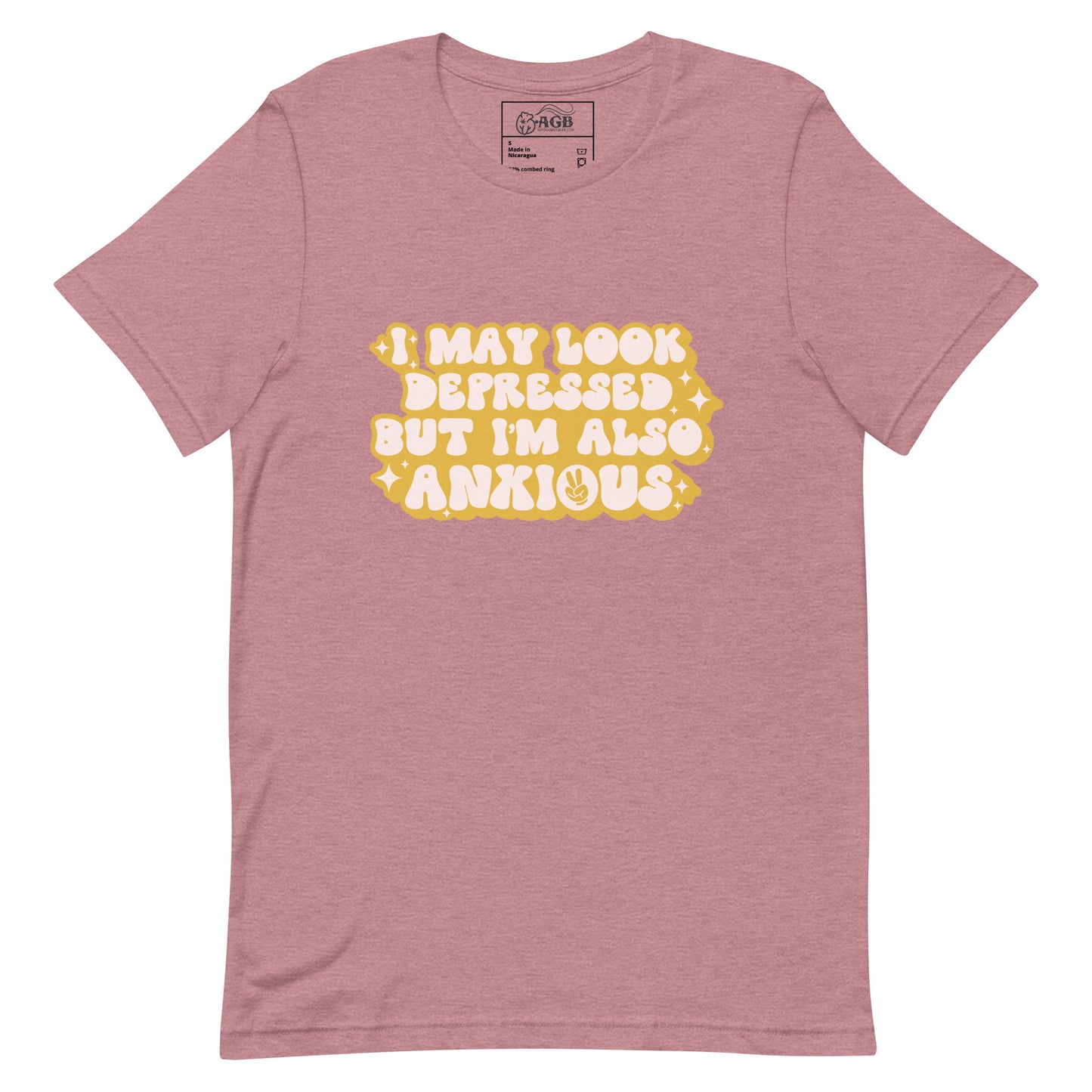 Depressed Also Anxious Graphic T-shirt