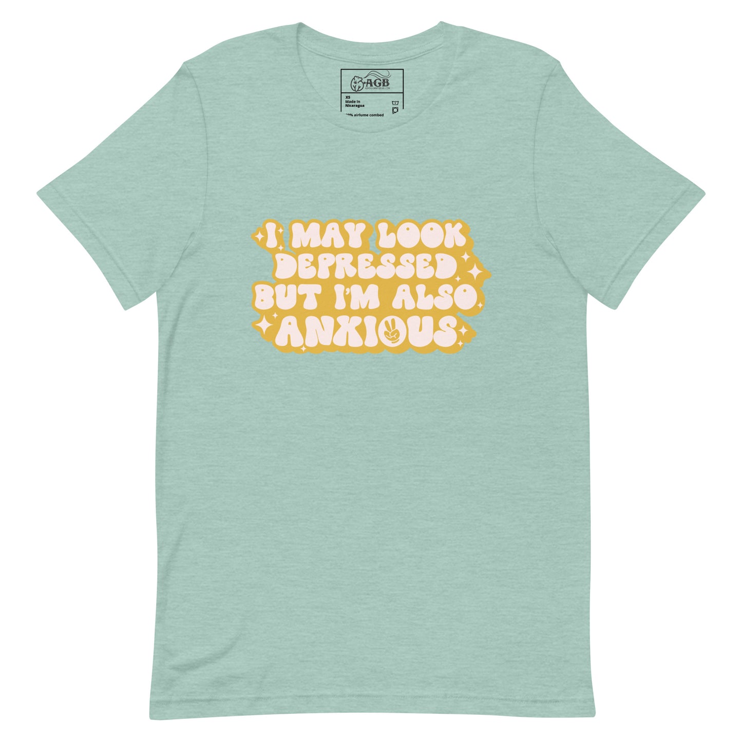 Depressed Also Anxious Graphic T-shirt