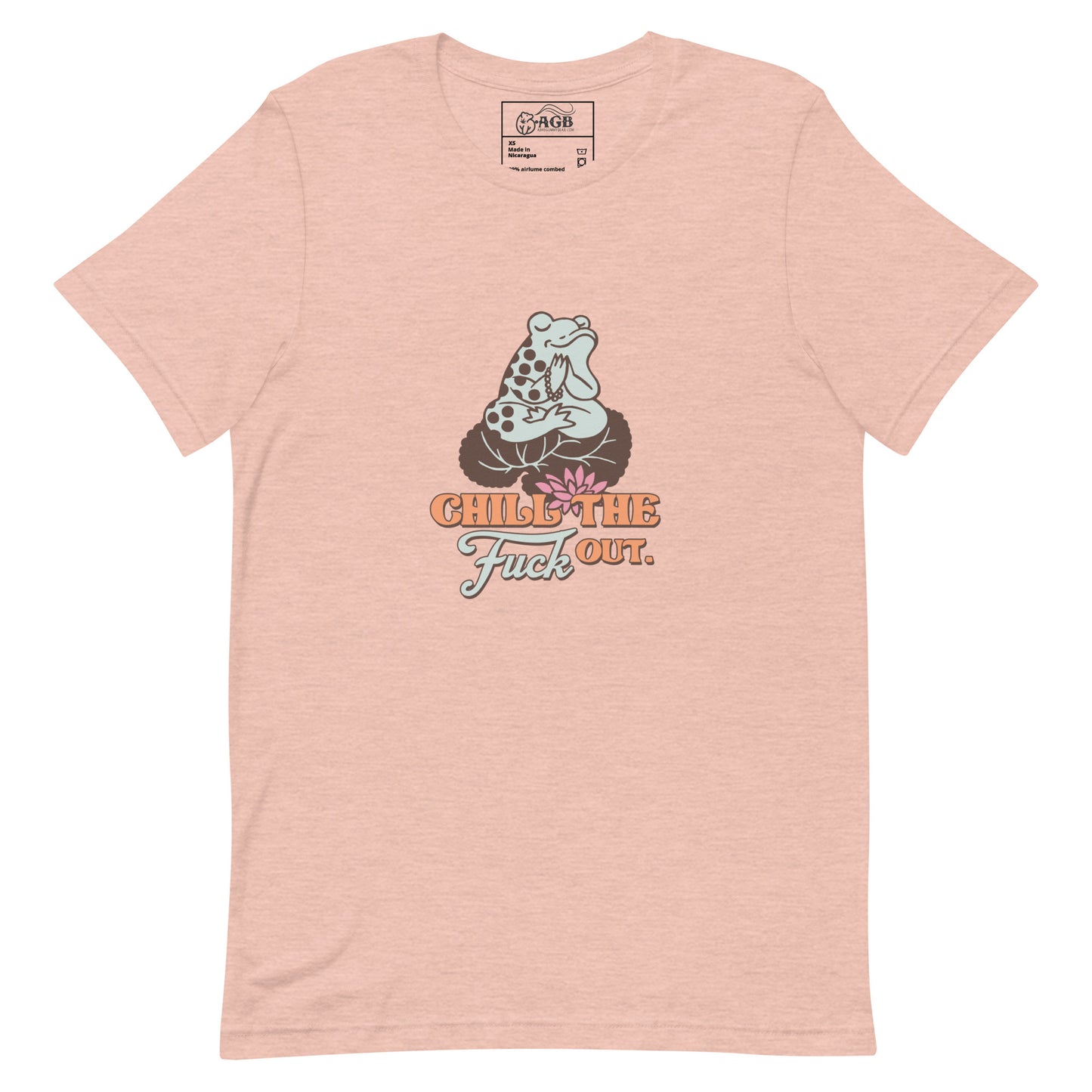 Chill the Fuck Out Little Frog Graphic T-shirt