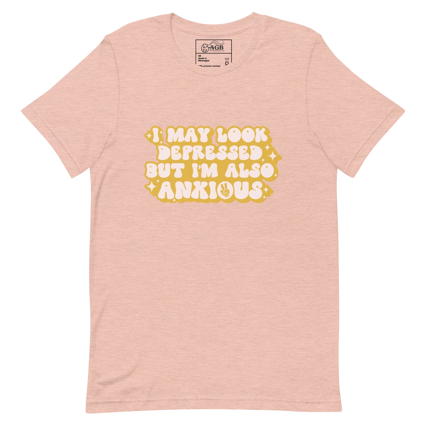 Depressed Also Anxious Graphic T-shirt