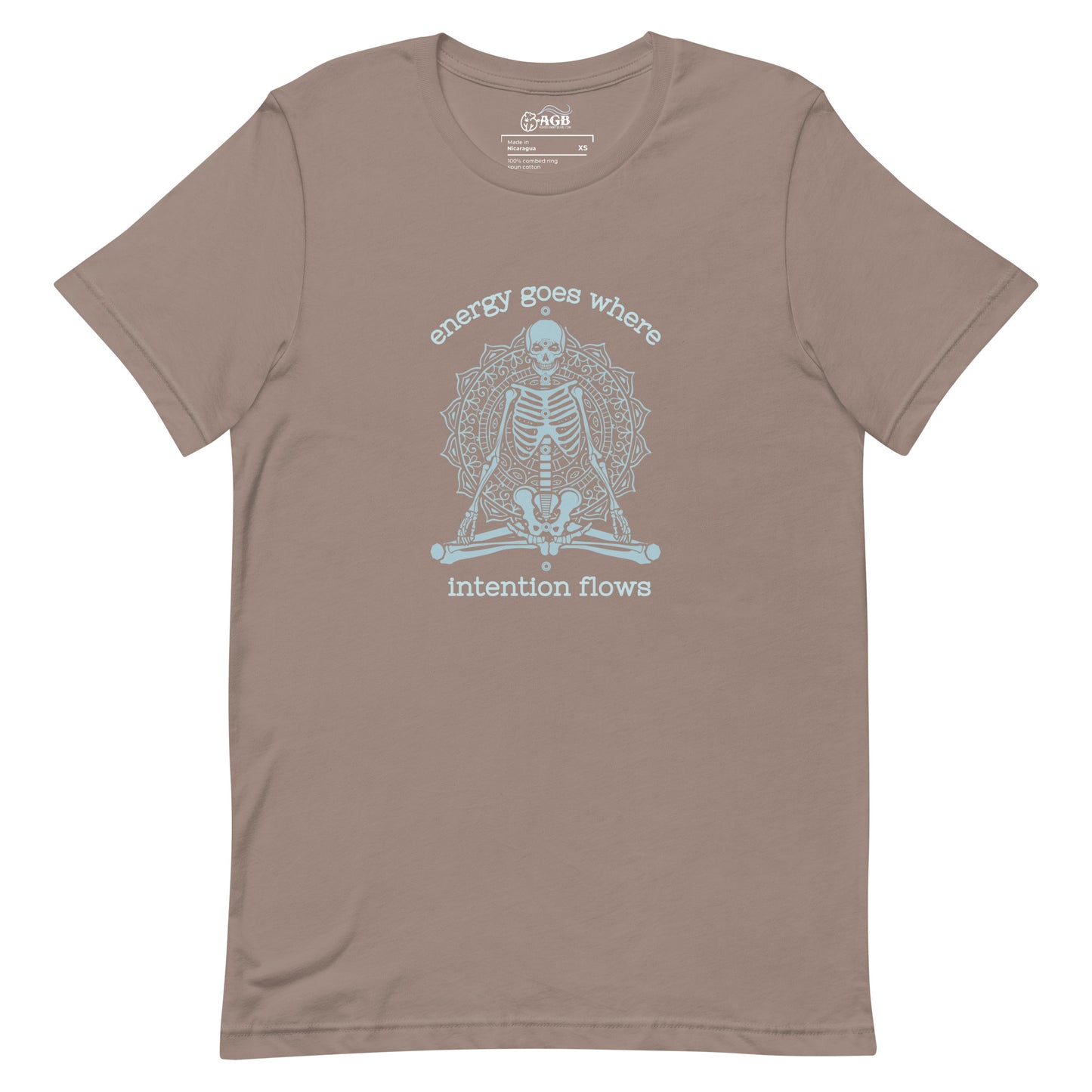 Energy Goes Where Intention Flows Graphic T-Shirt