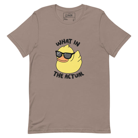 What in the Actual Duck Graphic T-shirt