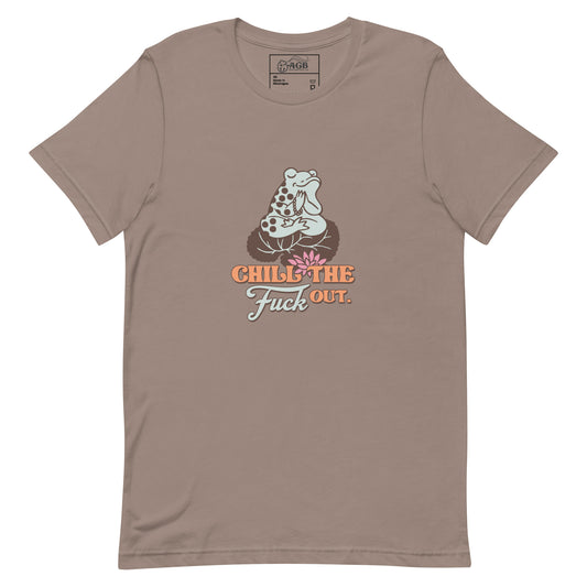 Chill the Fuck Out Little Frog Graphic T-shirt