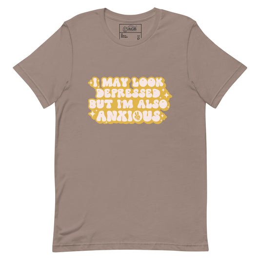Depressed Also Anxious Graphic T-shirt