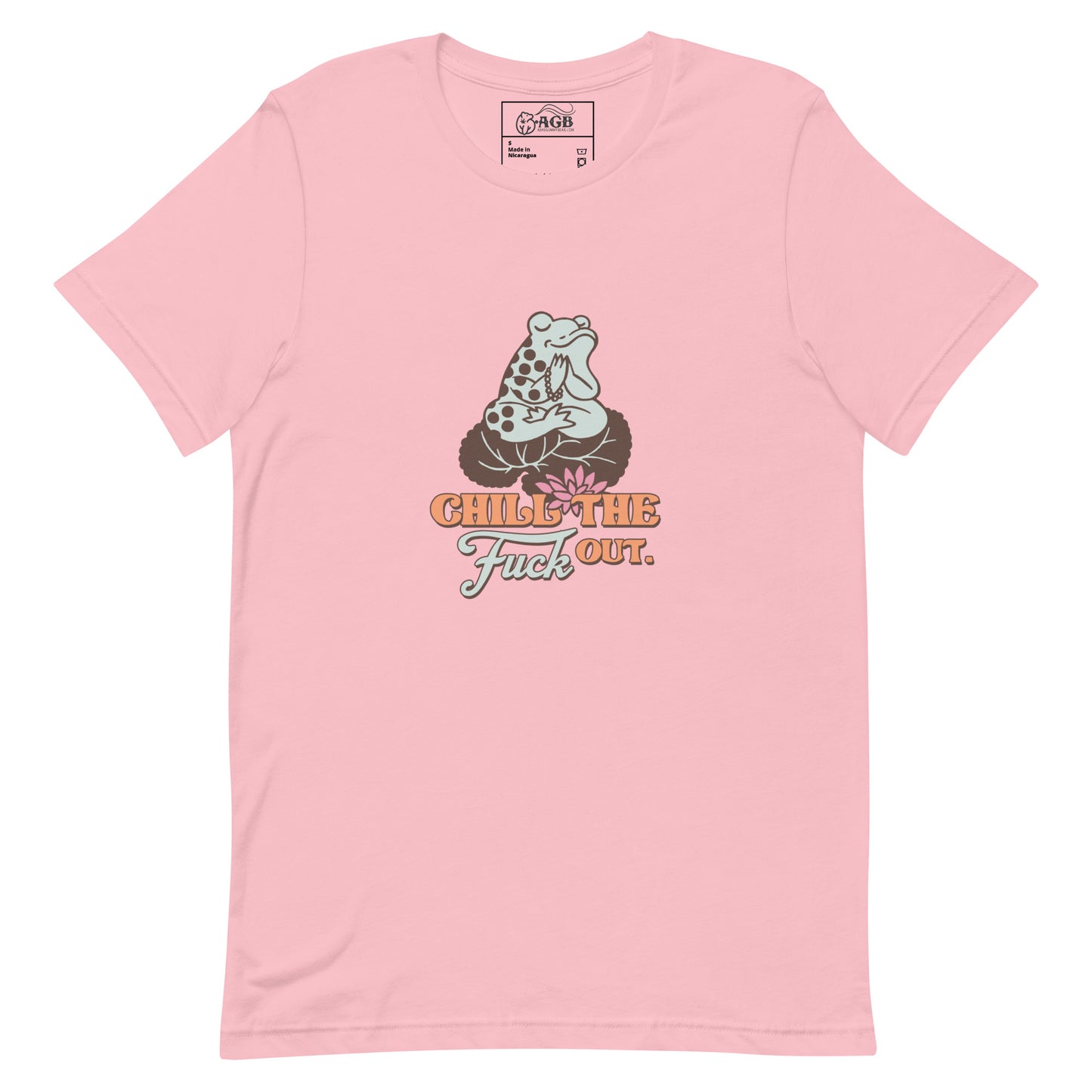 Chill the Fuck Out Little Frog Graphic T-shirt