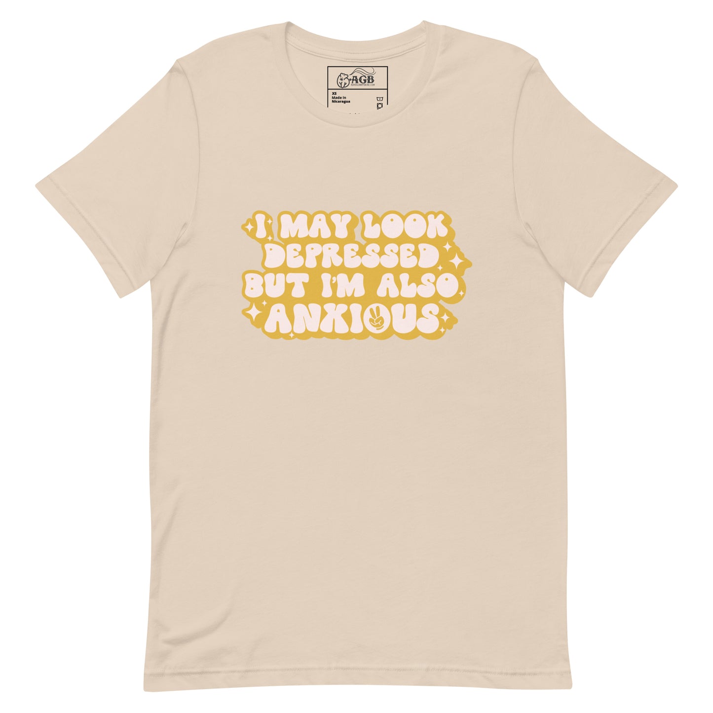 Depressed Also Anxious Graphic T-shirt