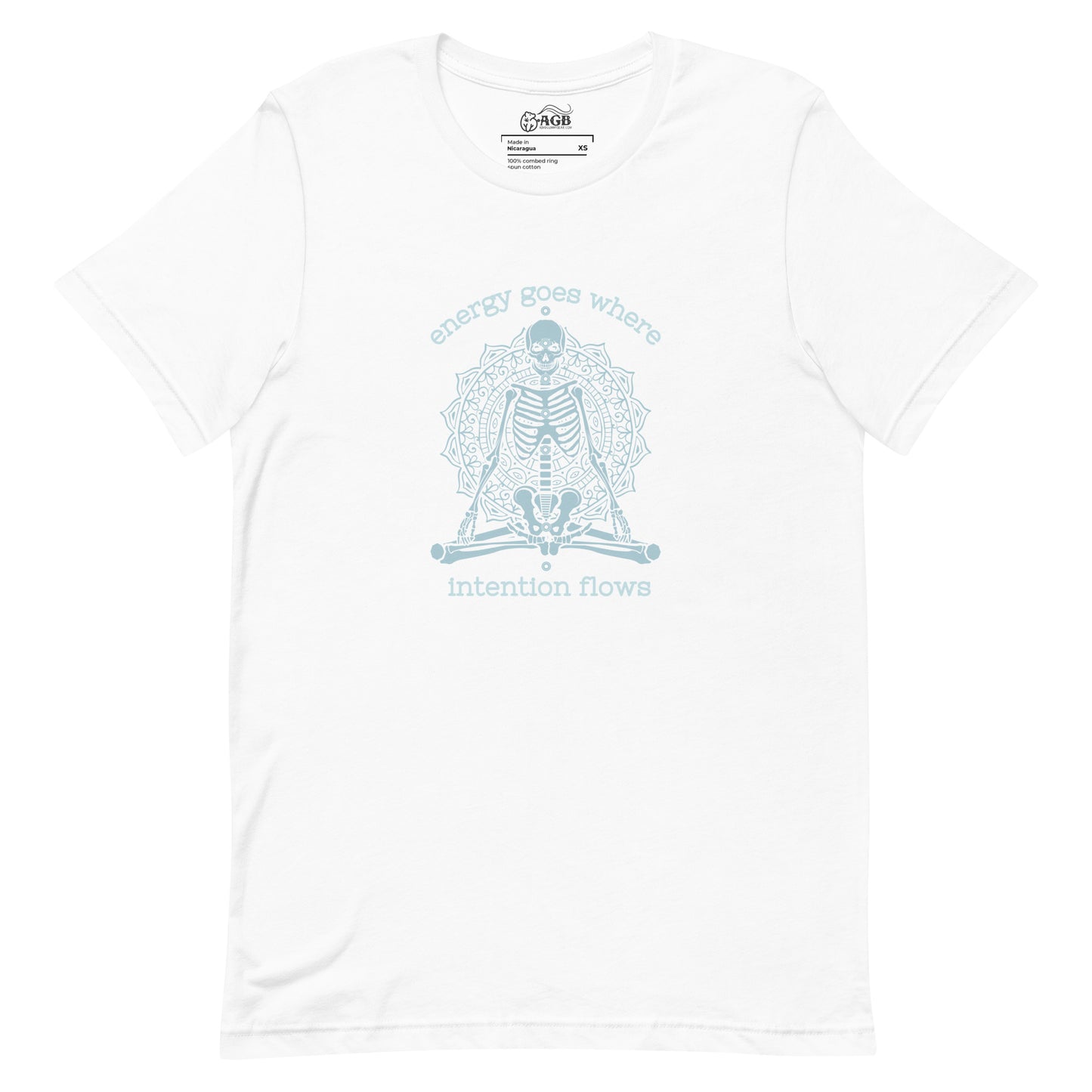 Energy Goes Where Intention Flows Graphic T-Shirt
