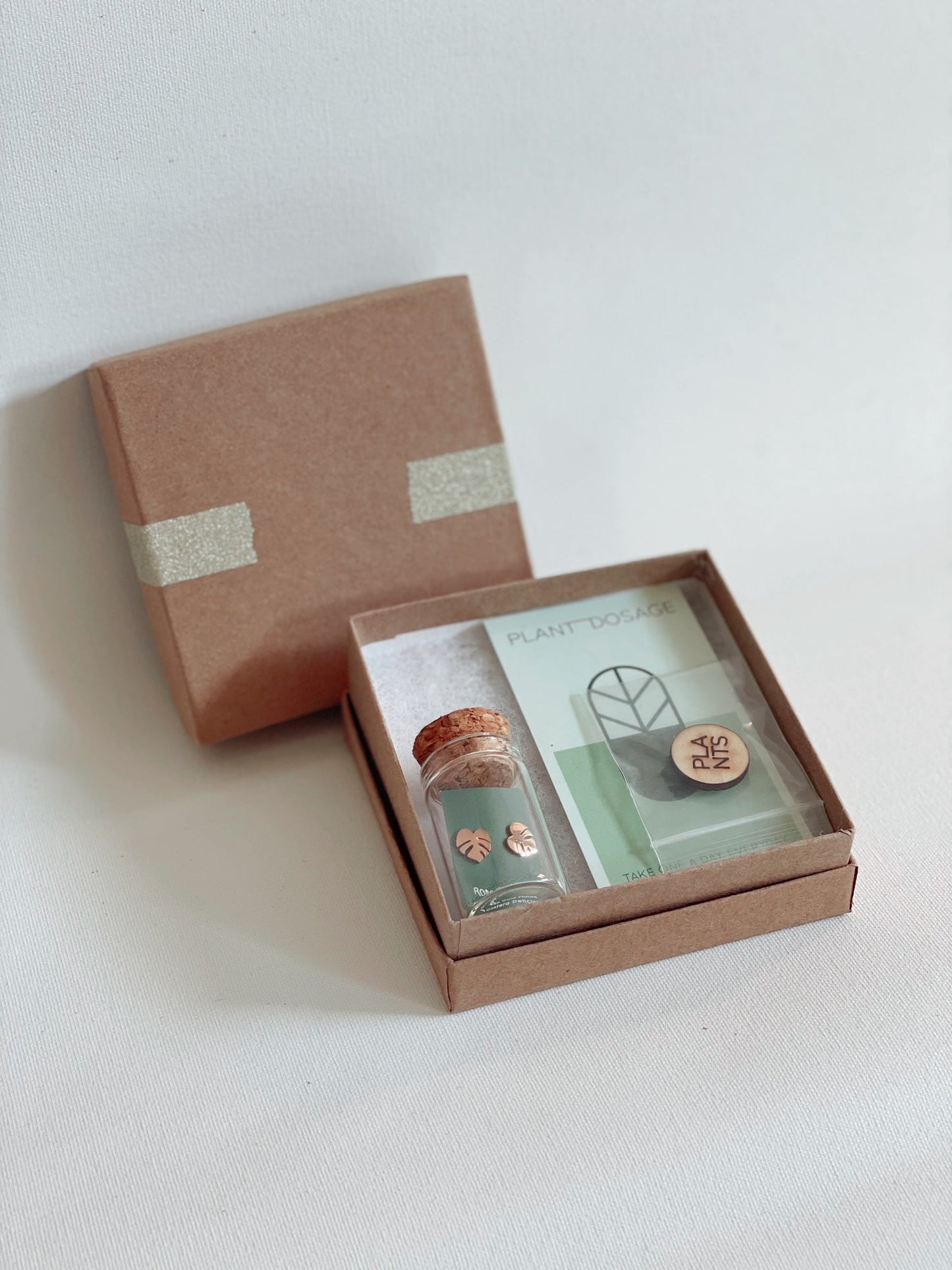 Anthurium Clarinervium Metal Stud Earrings