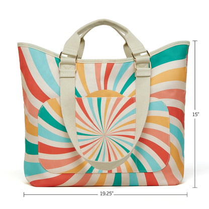 Sun Stripes Go Big Tote Bag