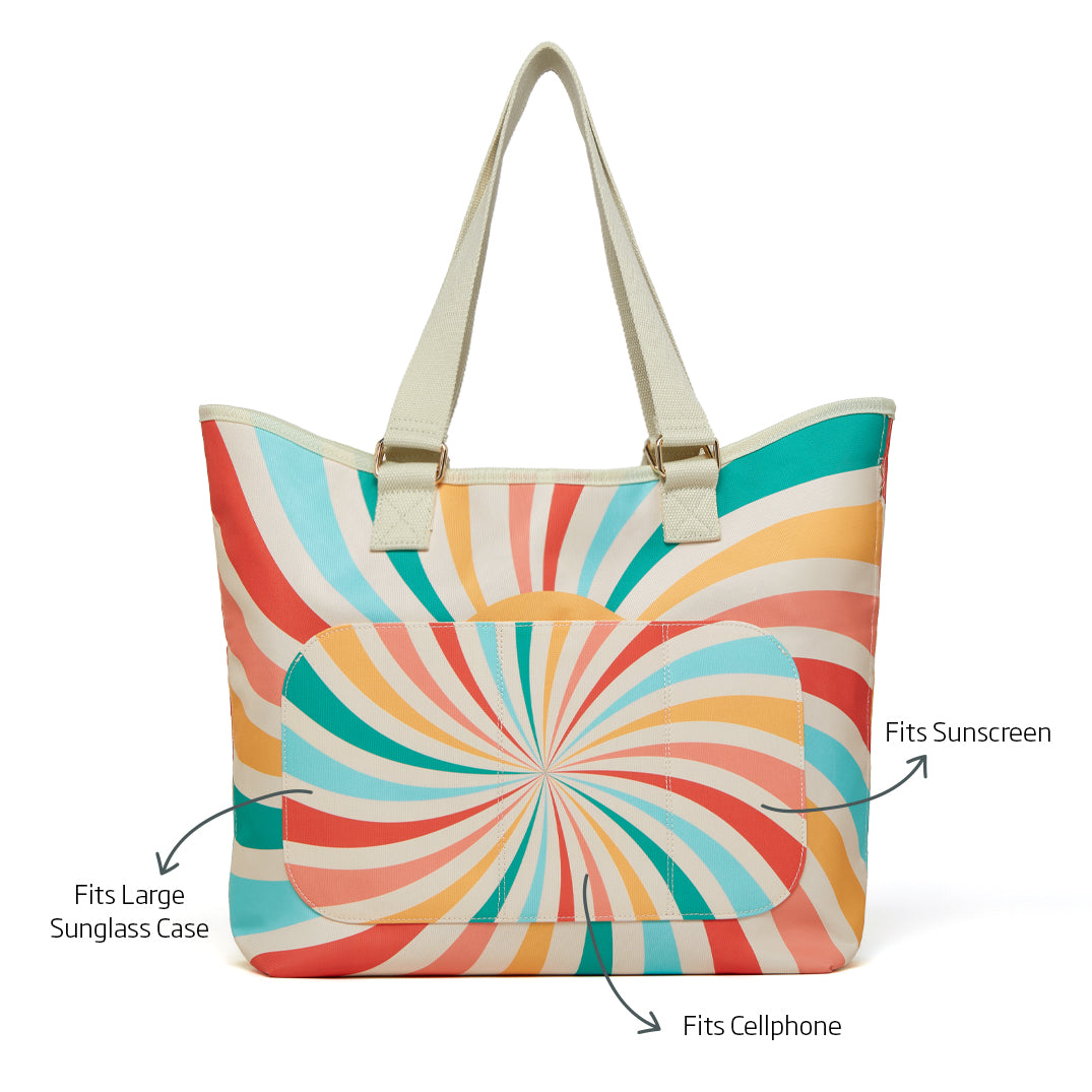 Sun Stripes Go Big Tote Bag