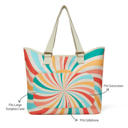 Sun Stripes Go Big Tote Bag