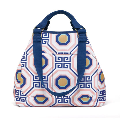 Greek Key Tile Go Big Tote Bag