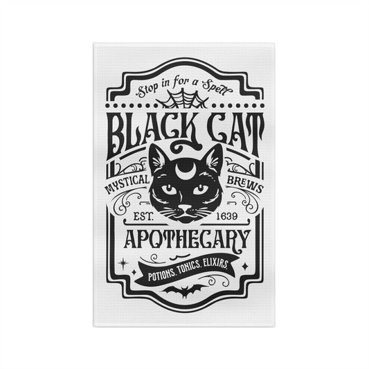 Black Cat Apothecary Soft Tea Towel