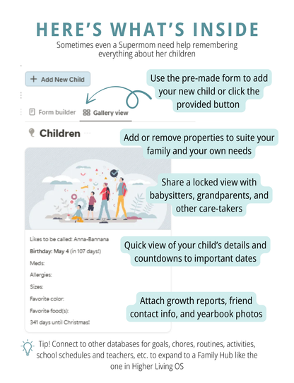 Child Information Tracker