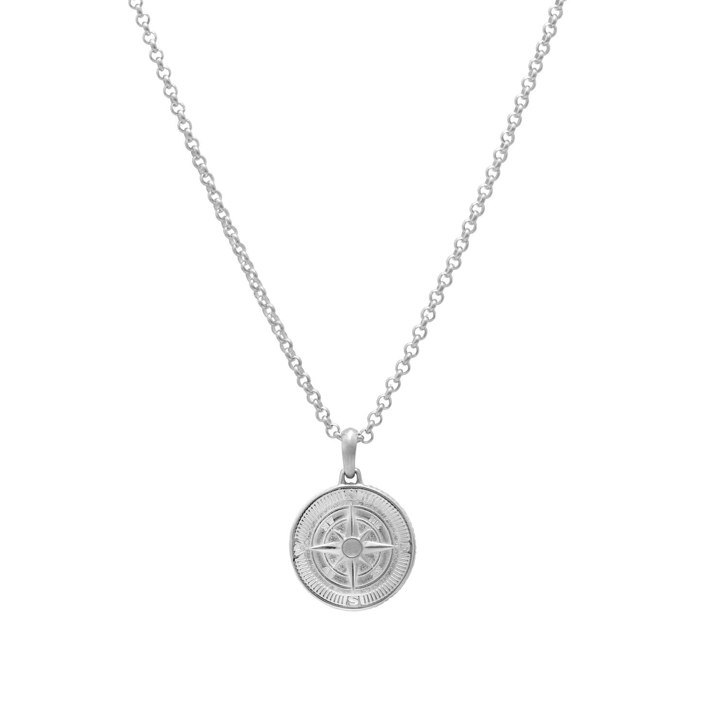 Compass Pendant (Silver)