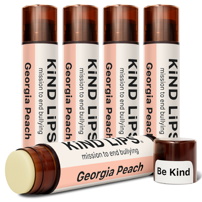 Georgia Peach Organic Lip Balm (5 pack)