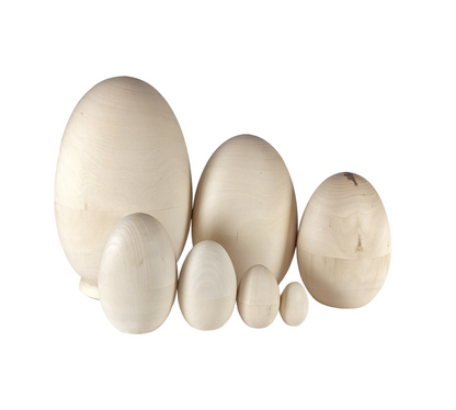 Nesting Eggs 8 inches / 20 cm - 7 pieces