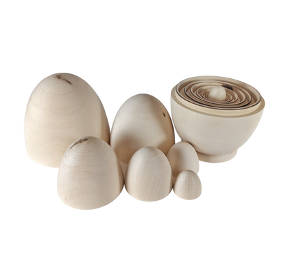 Nesting Eggs 8 inches / 20 cm - 7 pieces