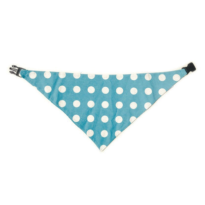 Baby Blue Chevron Reversible Dog Bandana