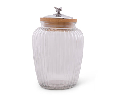 Honey Bee Glass Canister