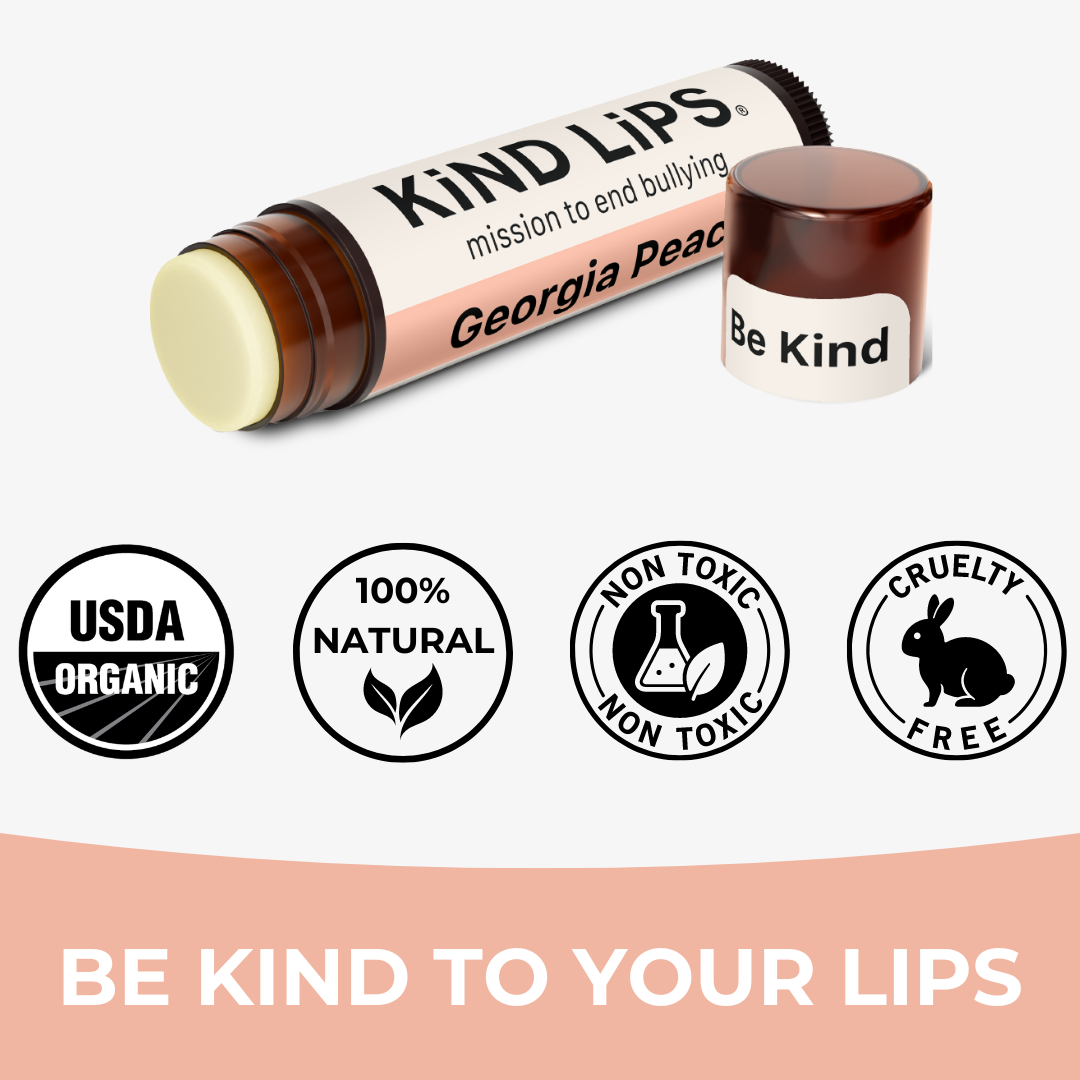 Georgia Peach Organic Lip Balm (5 pack)