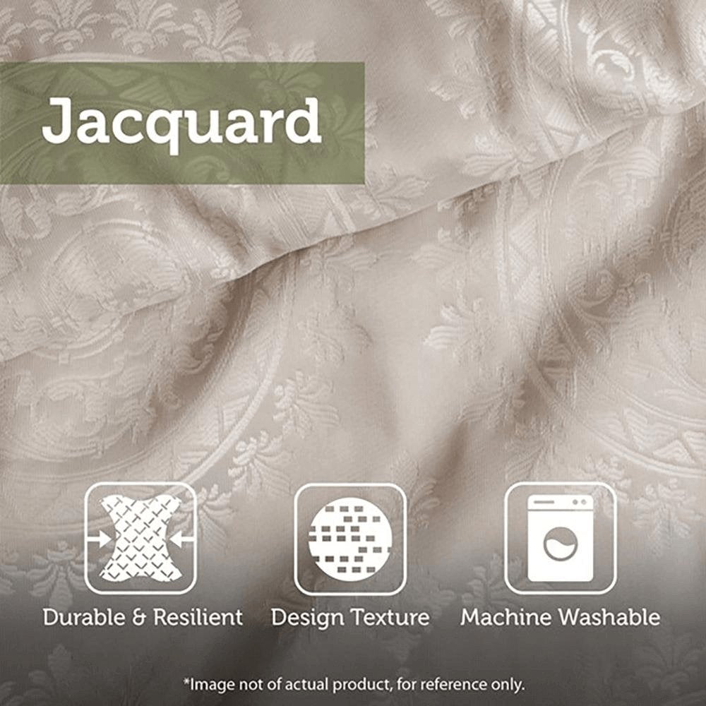 Luxurious 8 Piece Jacquard Comforter Set - Odette