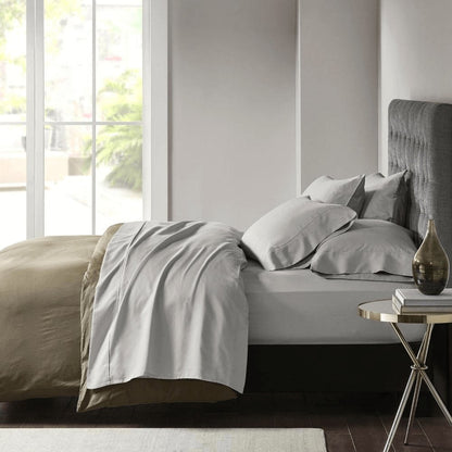 Luxurious Cotton Blend Sateen Sheet Set