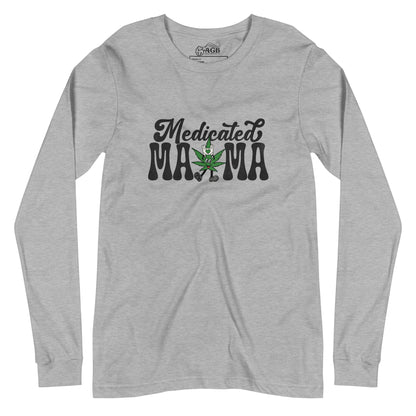 Medicated Mama Sativa Leaf Long-Sleeve T-shirt