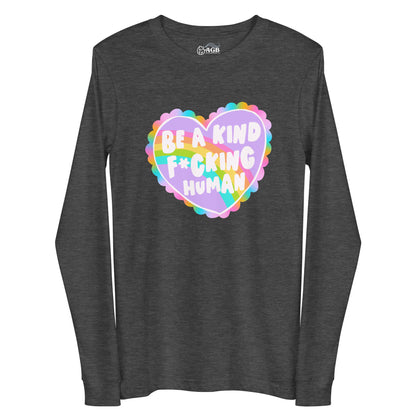 Be a Kind Fucking Human Graphic Long-Sleeve T-shirt