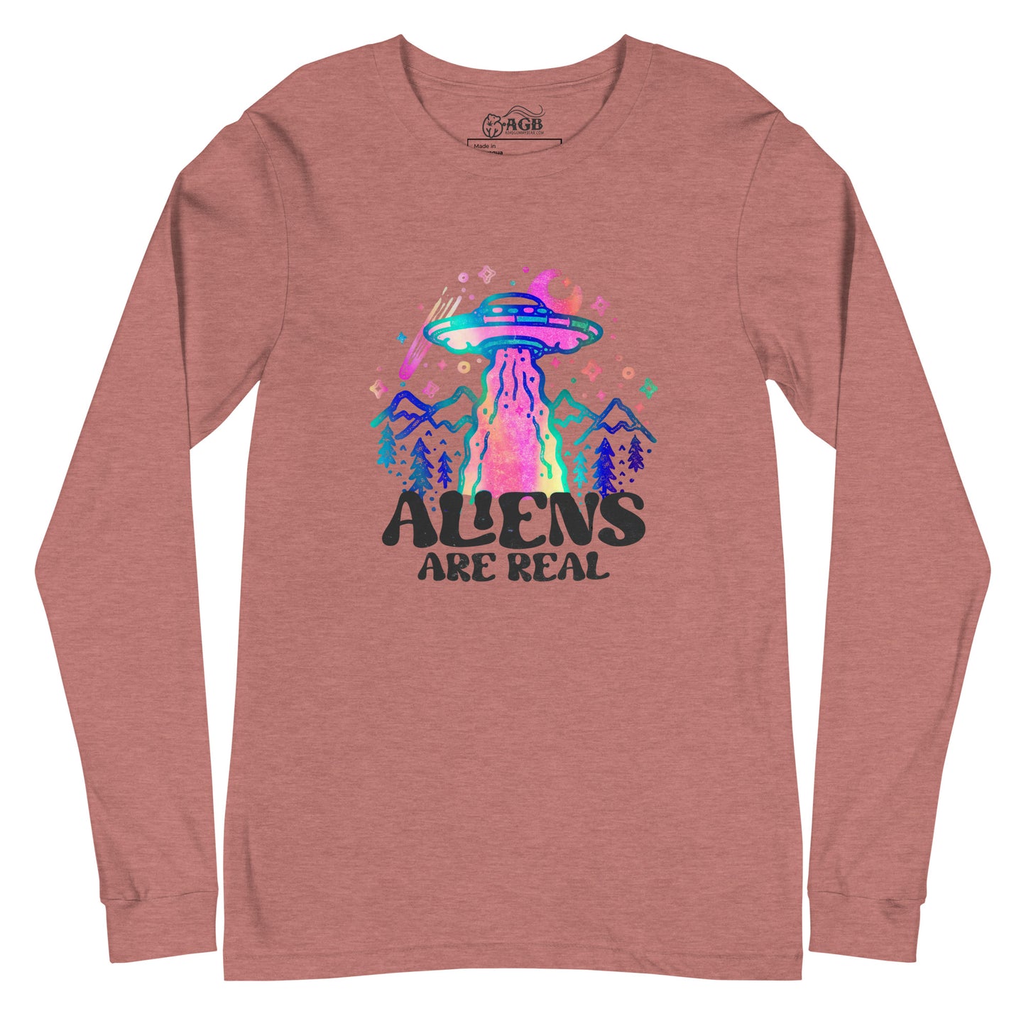 Aliens Are Real Graphic Long-Sleeve T-shirt