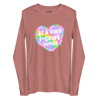 Be a Kind Fucking Human Graphic Long-Sleeve T-shirt