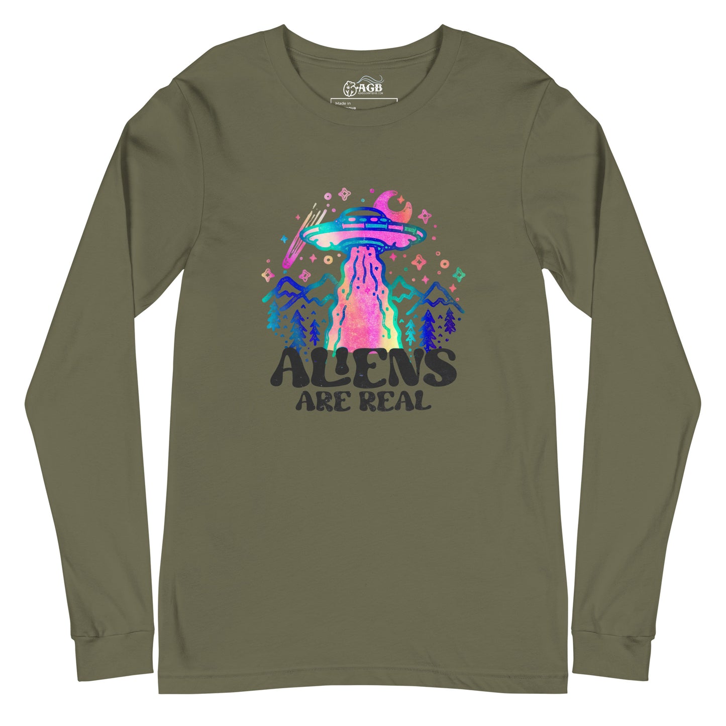 Aliens Are Real Graphic Long-Sleeve T-shirt