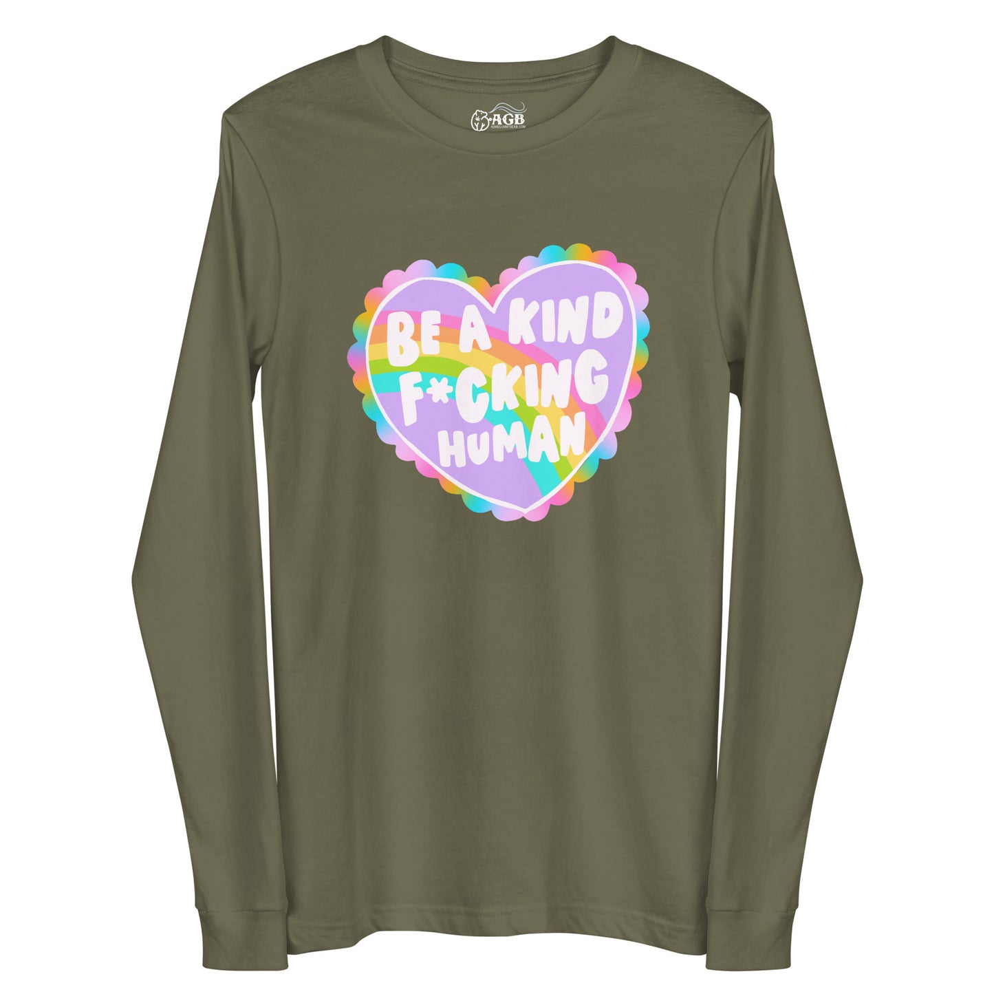 Be a Kind Fucking Human Graphic Long-Sleeve T-shirt