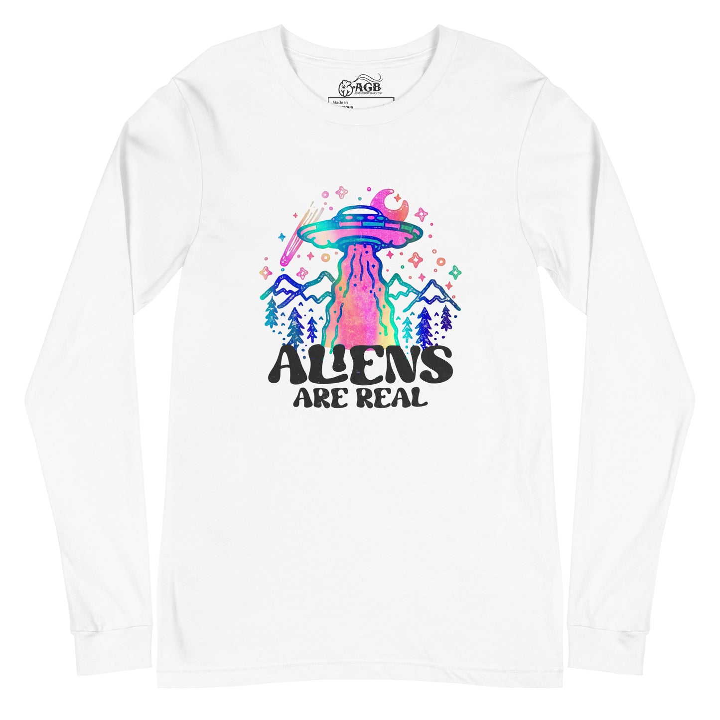 Aliens Are Real Graphic Long-Sleeve T-shirt