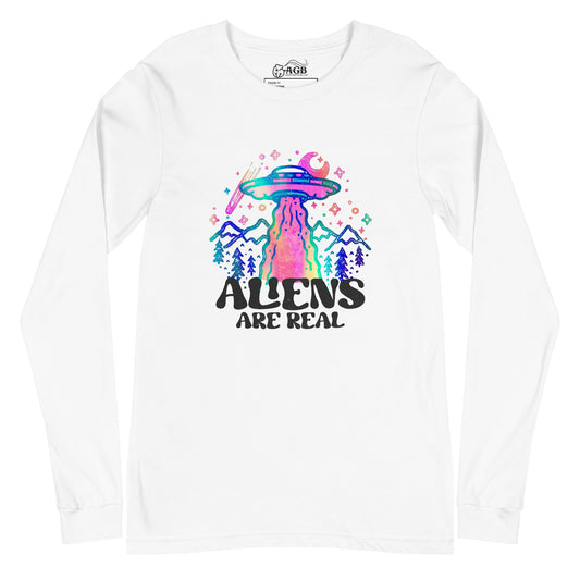 Aliens Are Real Graphic Long-Sleeve T-shirt