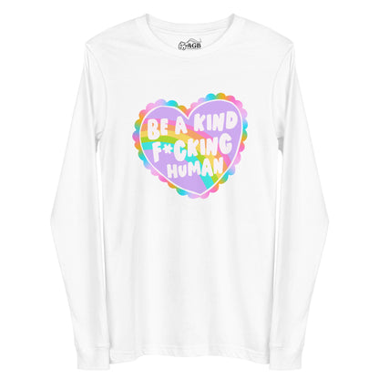 Be a Kind Fucking Human Graphic Long-Sleeve T-shirt