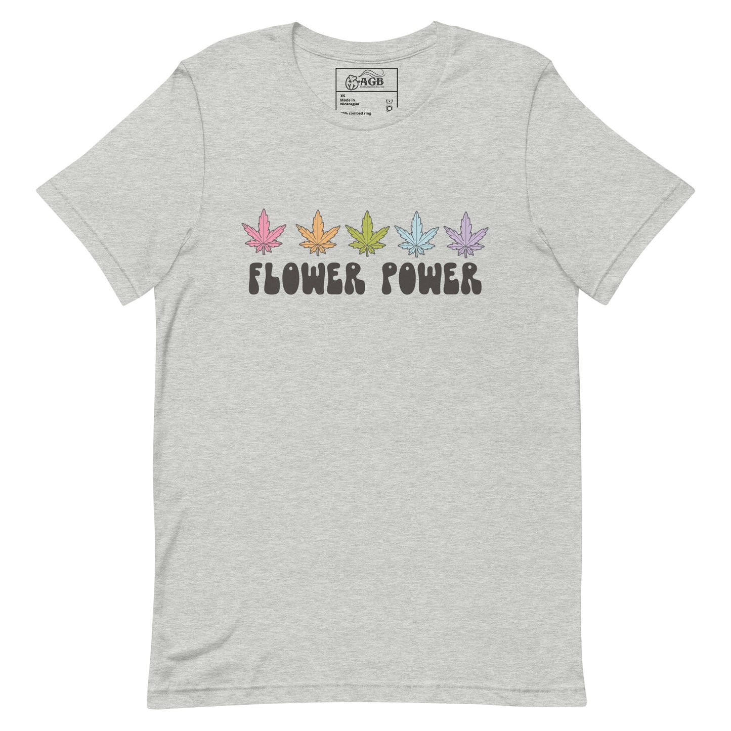 Canna-Flower Power Graphic T-shirt